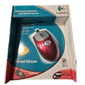 Logitech 2x Optical Wired USB/PS2 Wheel Mouse NEW IN BOX OPT WHL MSE 930495-0403